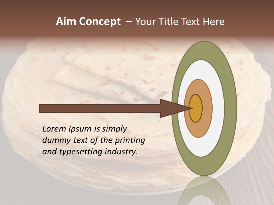 Crepe Homemade Rustic PowerPoint Template