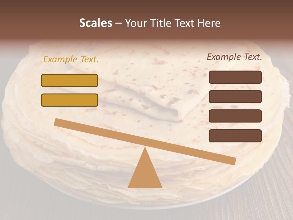 Crepe Homemade Rustic PowerPoint Template