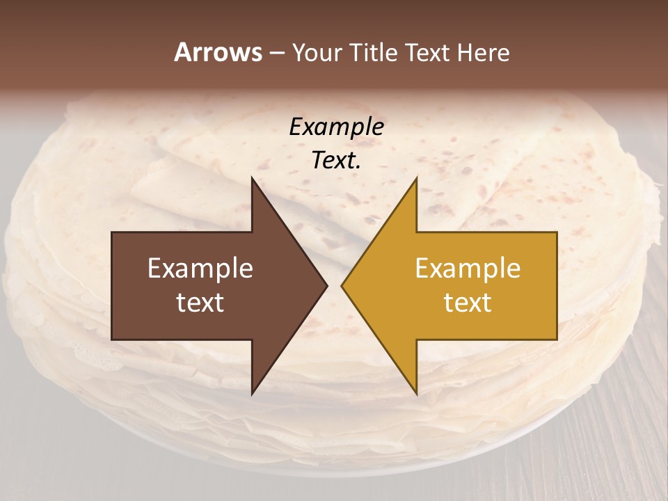 Crepe Homemade Rustic PowerPoint Template