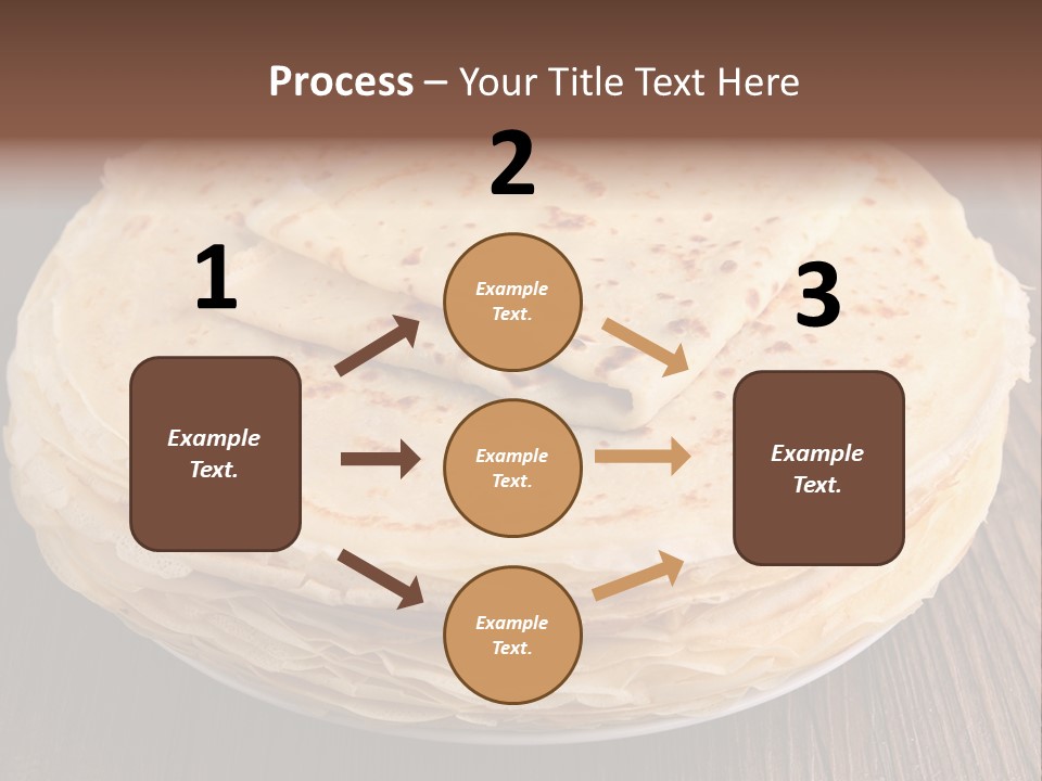 Crepe Homemade Rustic PowerPoint Template
