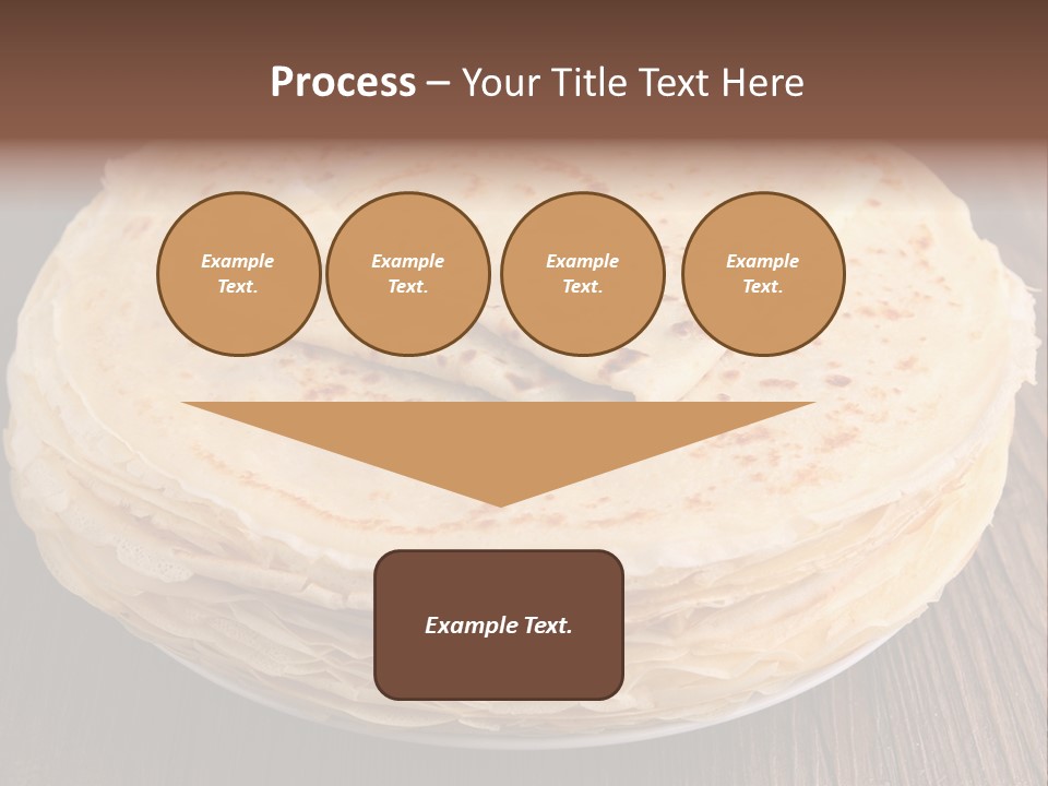 Crepe Homemade Rustic PowerPoint Template