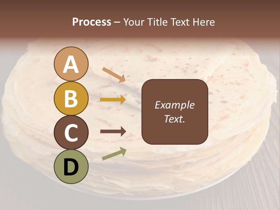 Crepe Homemade Rustic PowerPoint Template