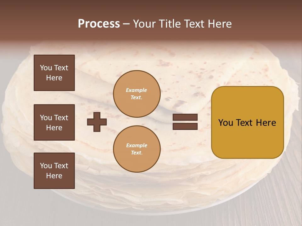 Crepe Homemade Rustic PowerPoint Template