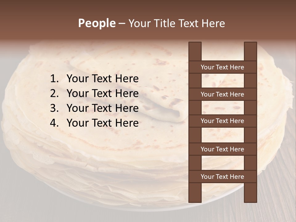 Crepe Homemade Rustic PowerPoint Template