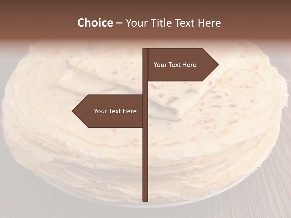 Crepe Homemade Rustic PowerPoint Template