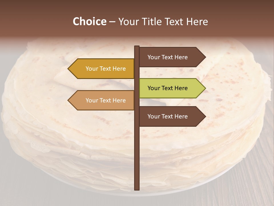 Crepe Homemade Rustic PowerPoint Template