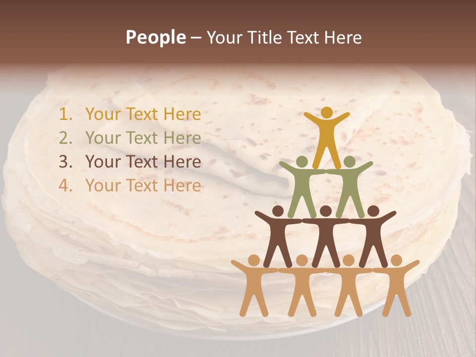 Crepe Homemade Rustic PowerPoint Template