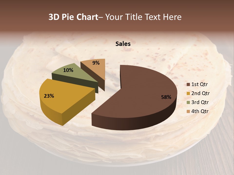 Crepe Homemade Rustic PowerPoint Template