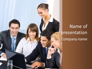 Teamwork Businessman Presentation PowerPoint Template