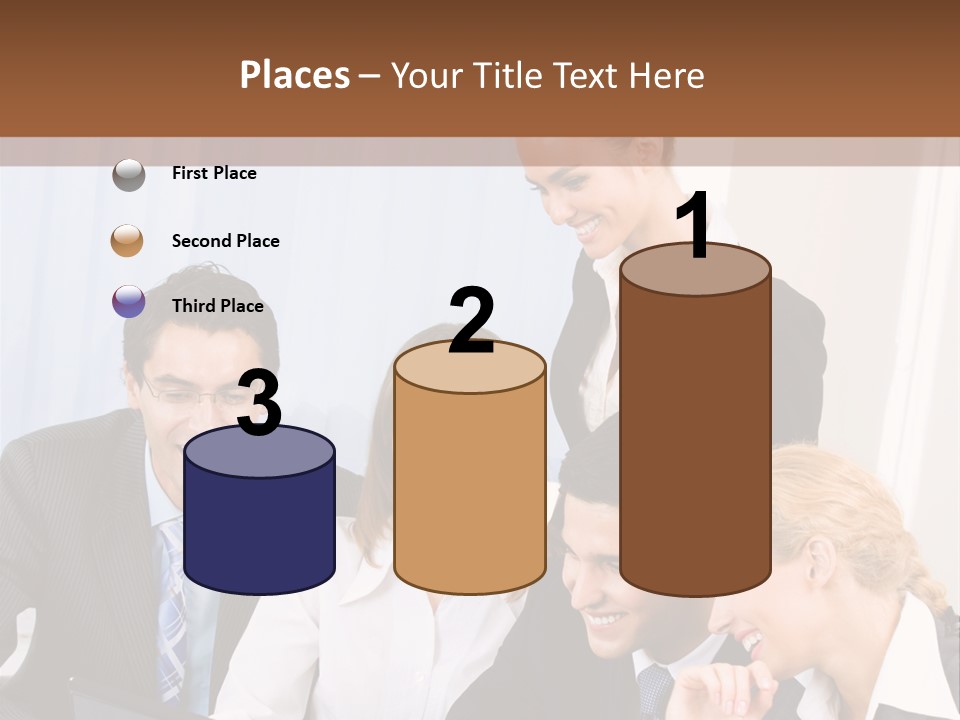 Teamwork Businessman Presentation PowerPoint Template
