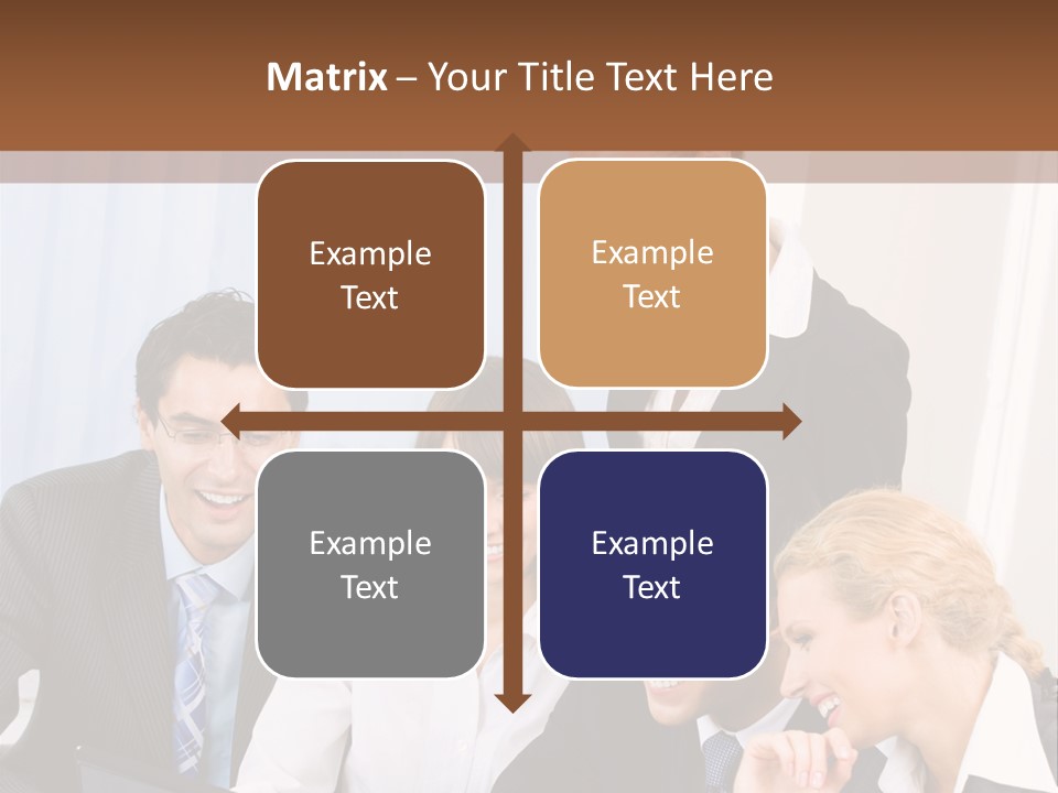 Teamwork Businessman Presentation PowerPoint Template