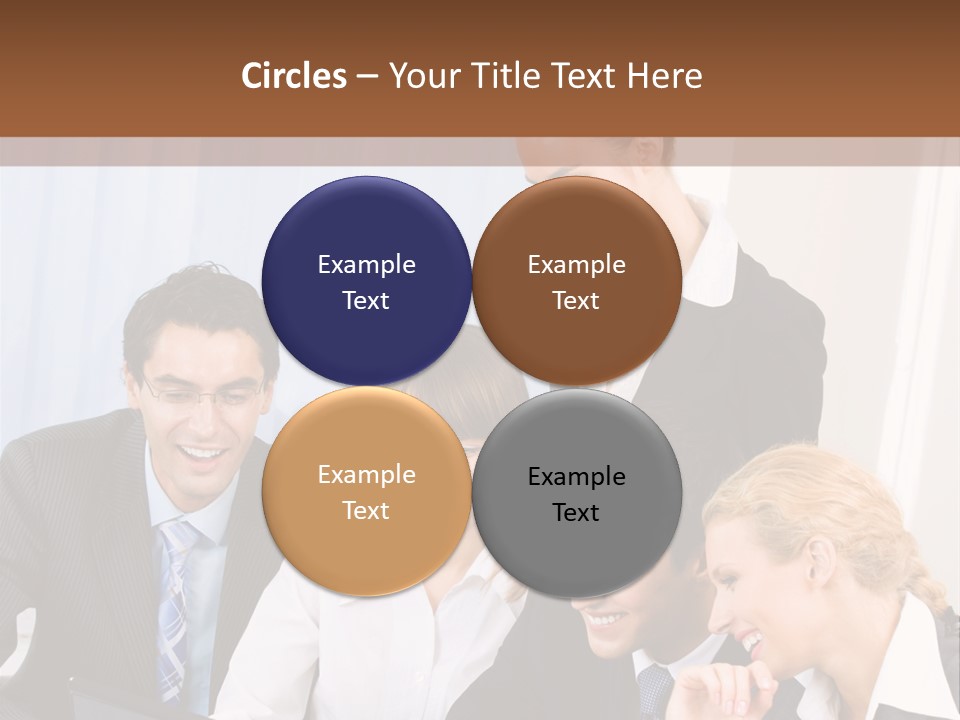 Teamwork Businessman Presentation PowerPoint Template