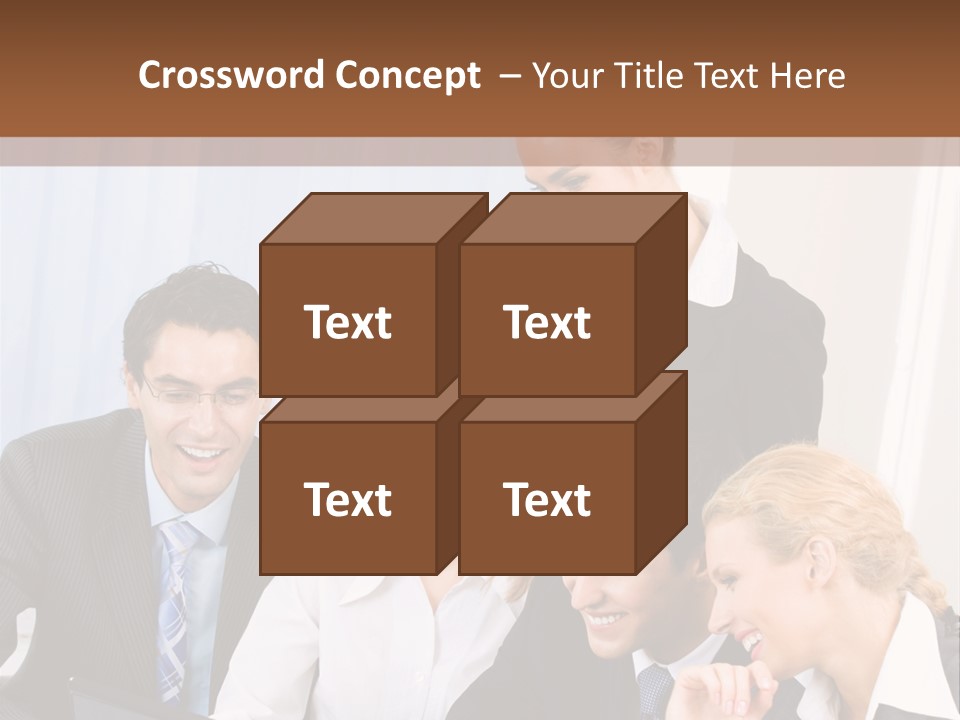 Teamwork Businessman Presentation PowerPoint Template