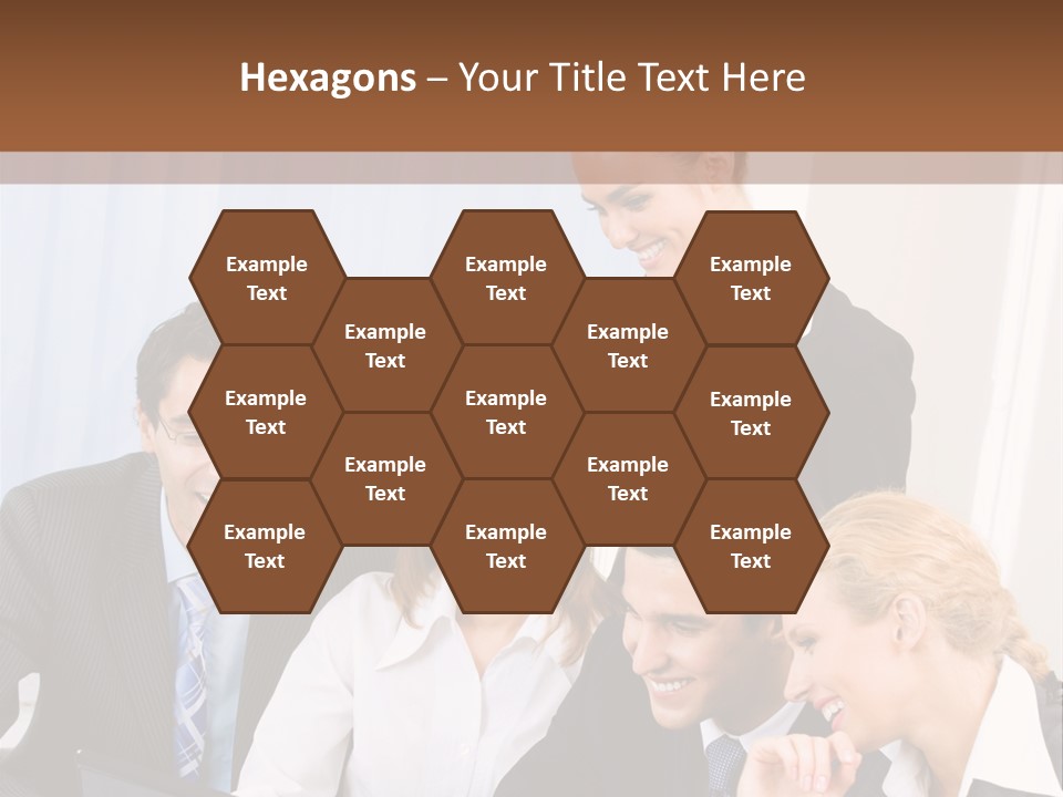 Teamwork Businessman Presentation PowerPoint Template