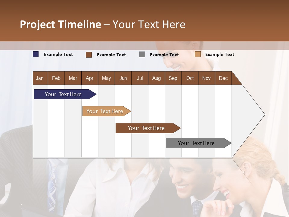 Teamwork Businessman Presentation PowerPoint Template