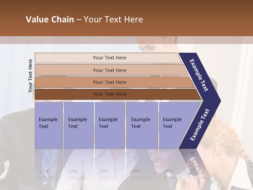 Teamwork Businessman Presentation PowerPoint Template