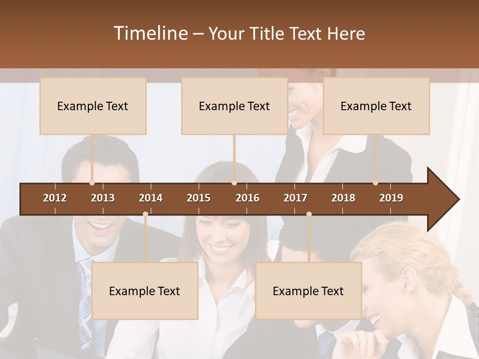 Teamwork Businessman Presentation PowerPoint Template