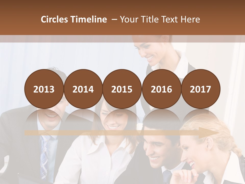 Teamwork Businessman Presentation PowerPoint Template