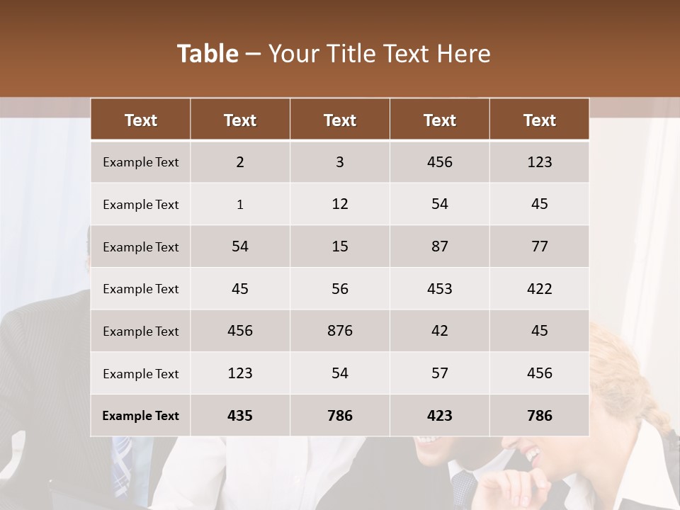 Teamwork Businessman Presentation PowerPoint Template