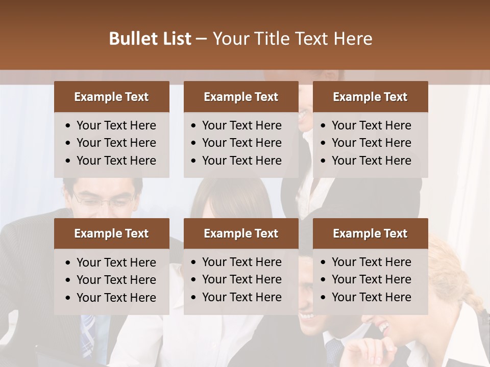 Teamwork Businessman Presentation PowerPoint Template