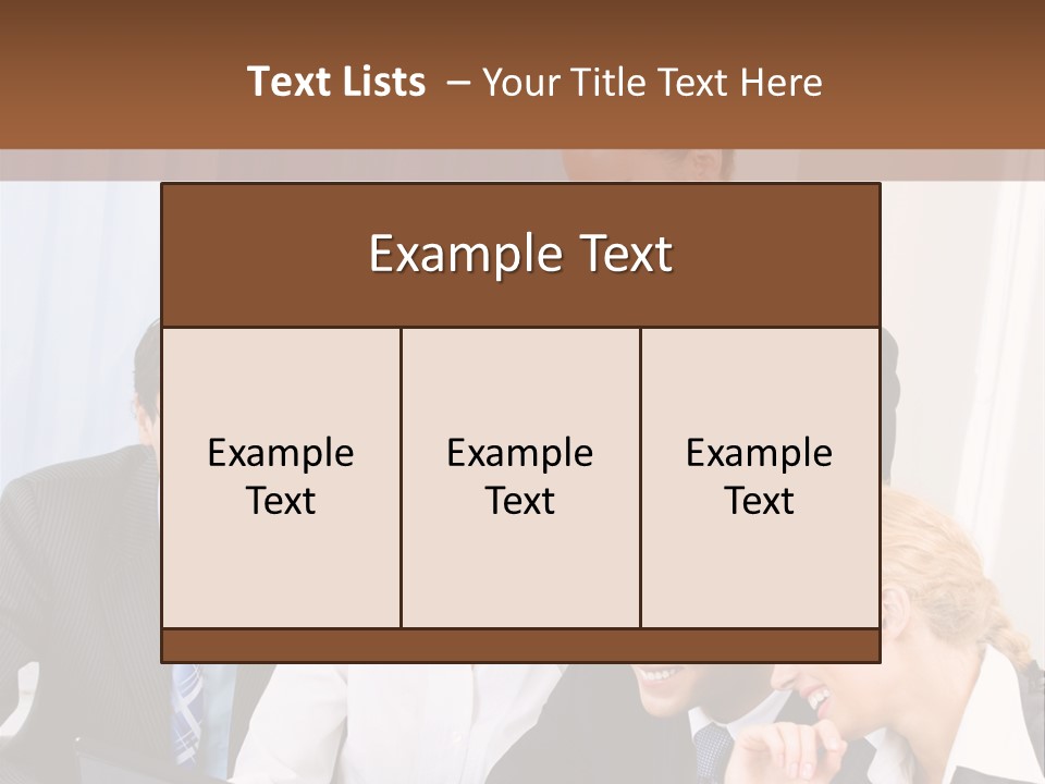 Teamwork Businessman Presentation PowerPoint Template