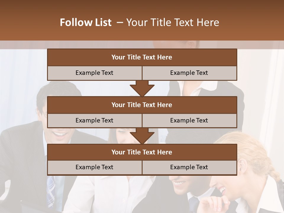 Teamwork Businessman Presentation PowerPoint Template