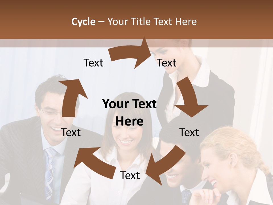 Teamwork Businessman Presentation PowerPoint Template