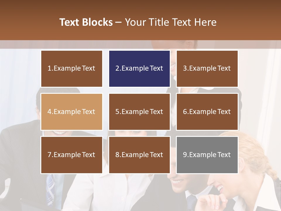 Teamwork Businessman Presentation PowerPoint Template