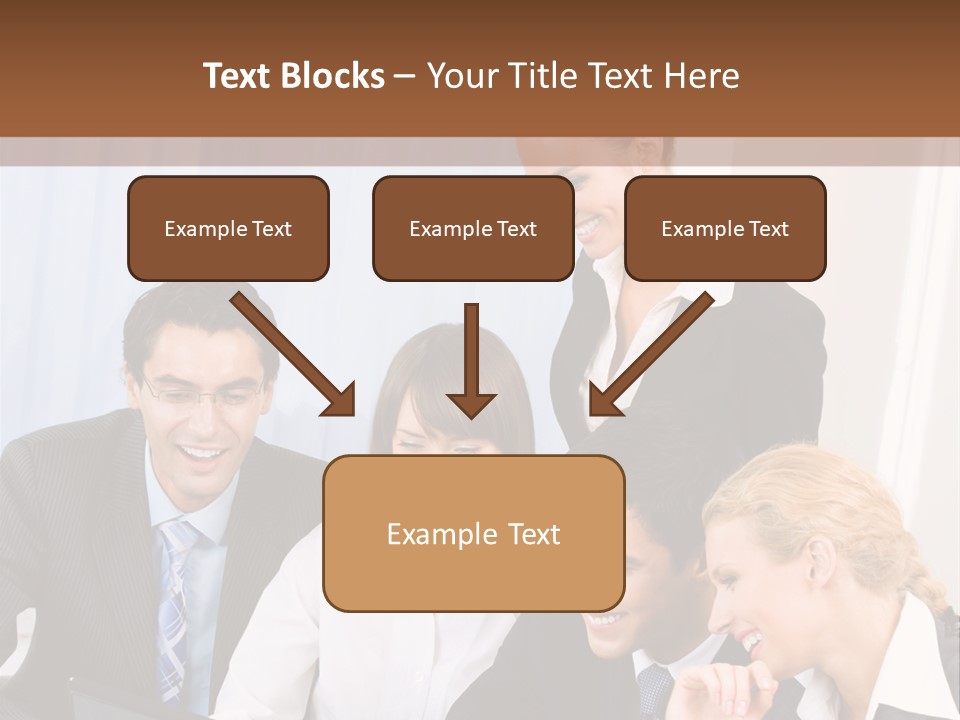 Teamwork Businessman Presentation PowerPoint Template