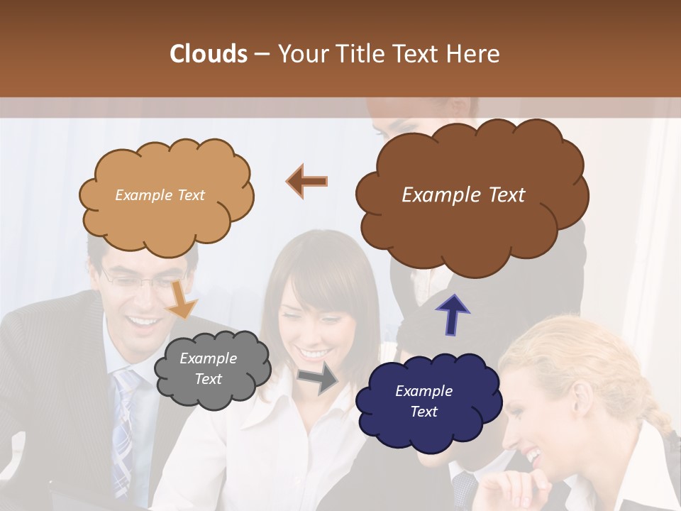 Teamwork Businessman Presentation PowerPoint Template