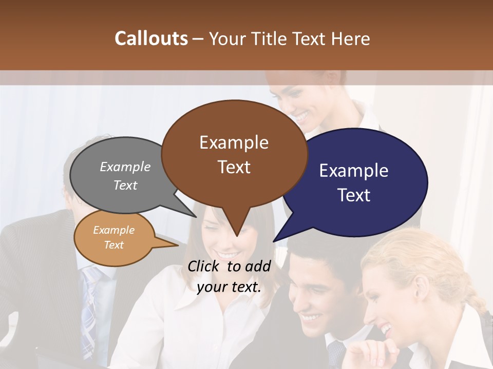 Teamwork Businessman Presentation PowerPoint Template