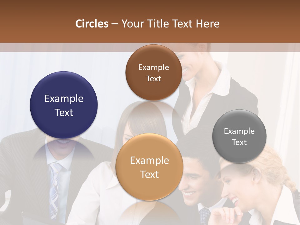 Teamwork Businessman Presentation PowerPoint Template
