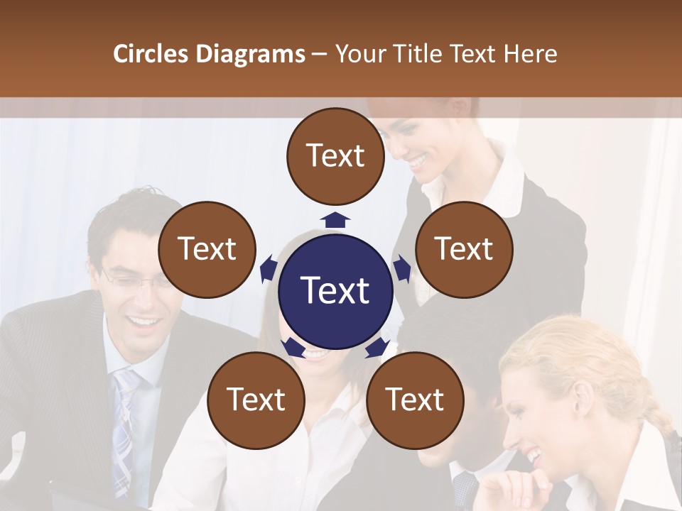 Teamwork Businessman Presentation PowerPoint Template