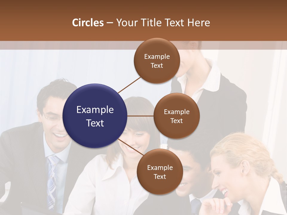 Teamwork Businessman Presentation PowerPoint Template