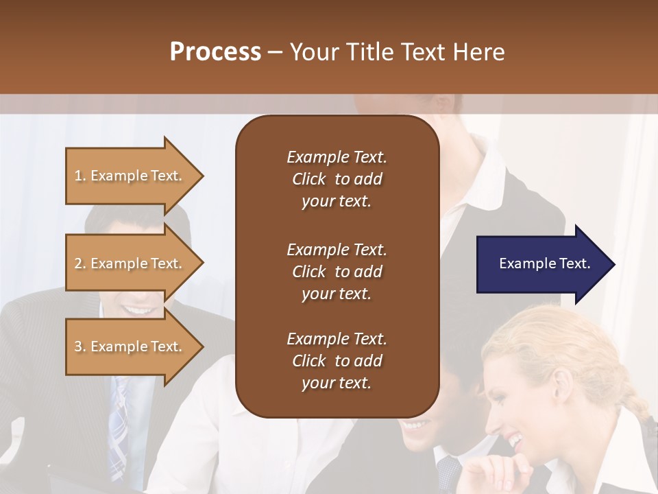 Teamwork Businessman Presentation PowerPoint Template