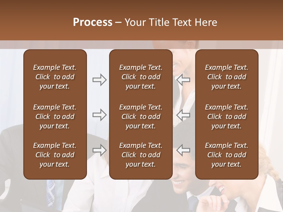 Teamwork Businessman Presentation PowerPoint Template