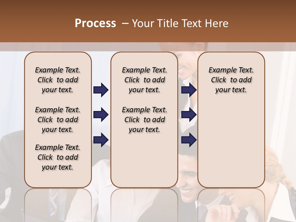 Teamwork Businessman Presentation PowerPoint Template
