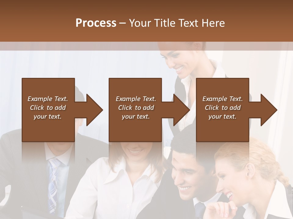 Teamwork Businessman Presentation PowerPoint Template