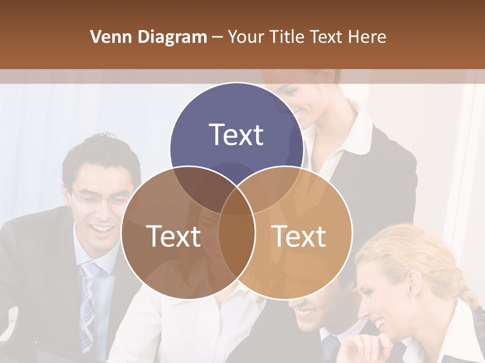 Teamwork Businessman Presentation PowerPoint Template