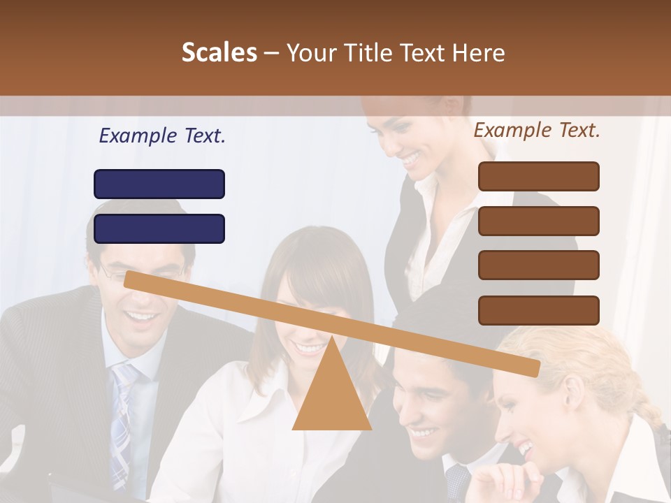 Teamwork Businessman Presentation PowerPoint Template