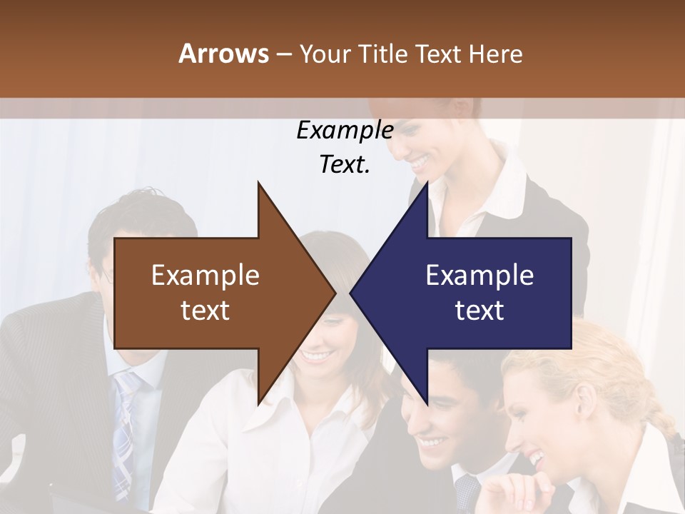 Teamwork Businessman Presentation PowerPoint Template