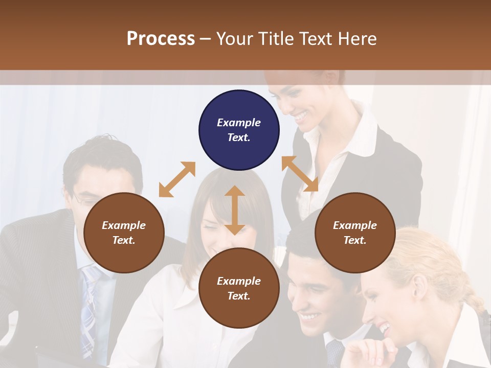 Teamwork Businessman Presentation PowerPoint Template