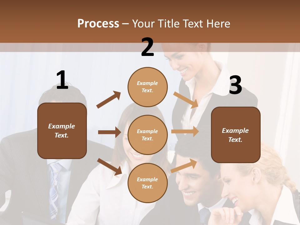 Teamwork Businessman Presentation PowerPoint Template