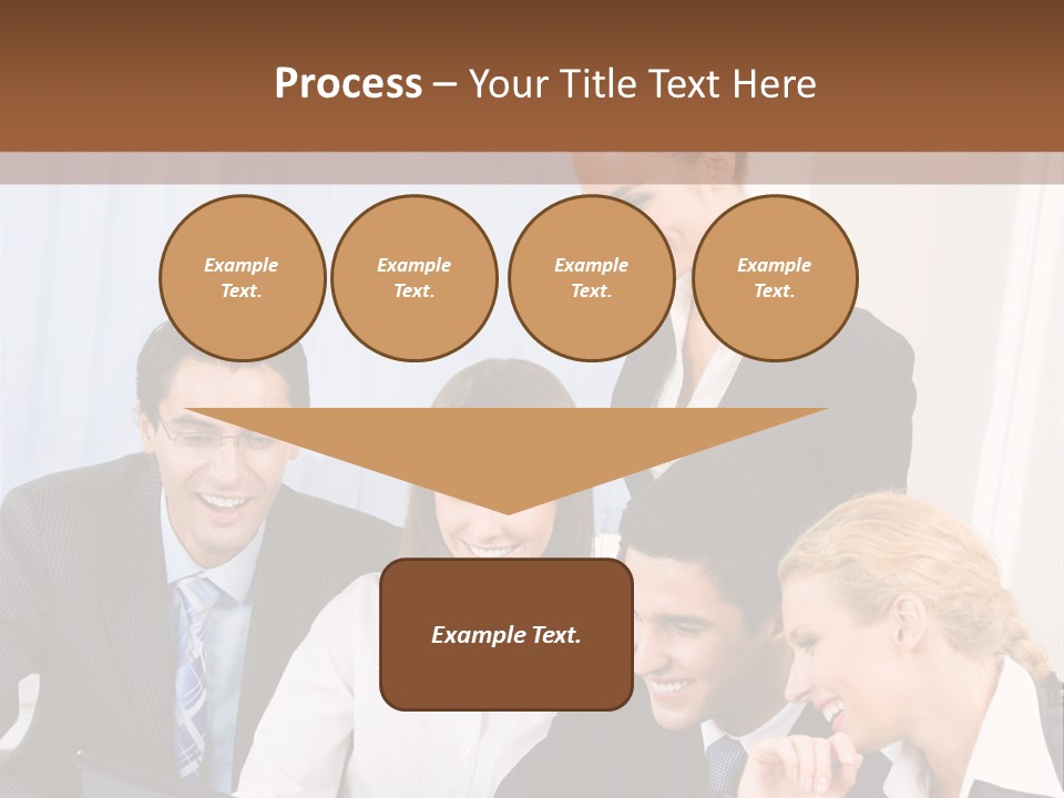 Teamwork Businessman Presentation PowerPoint Template