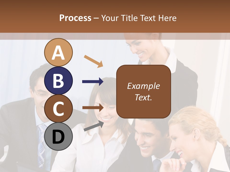 Teamwork Businessman Presentation PowerPoint Template