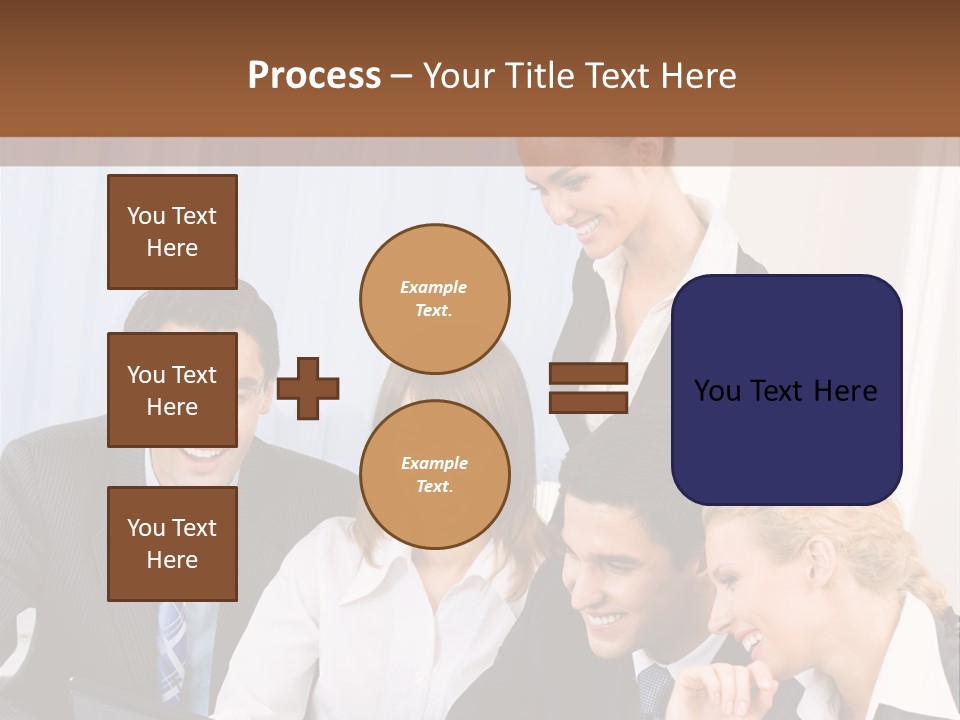 Teamwork Businessman Presentation PowerPoint Template