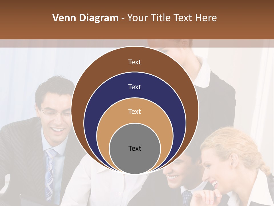 Teamwork Businessman Presentation PowerPoint Template