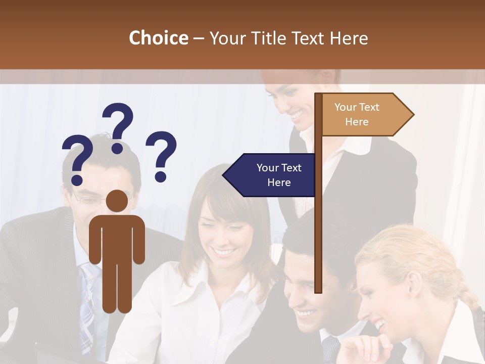 Teamwork Businessman Presentation PowerPoint Template