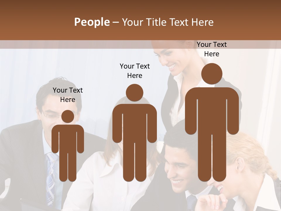 Teamwork Businessman Presentation PowerPoint Template