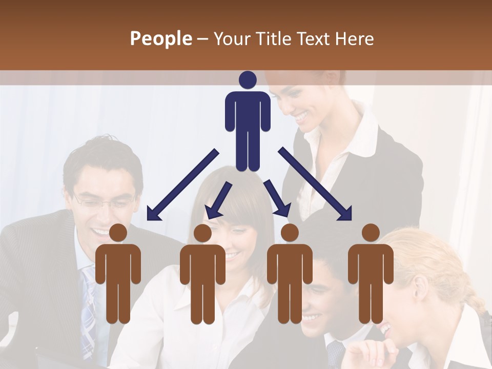 Teamwork Businessman Presentation PowerPoint Template